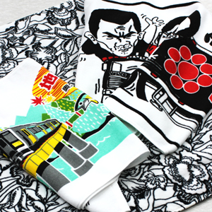 顔料プリントタオル