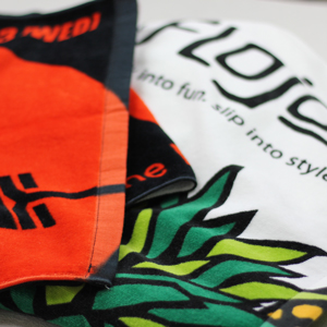 染料プリントタオル