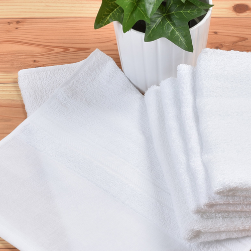 全白タオル